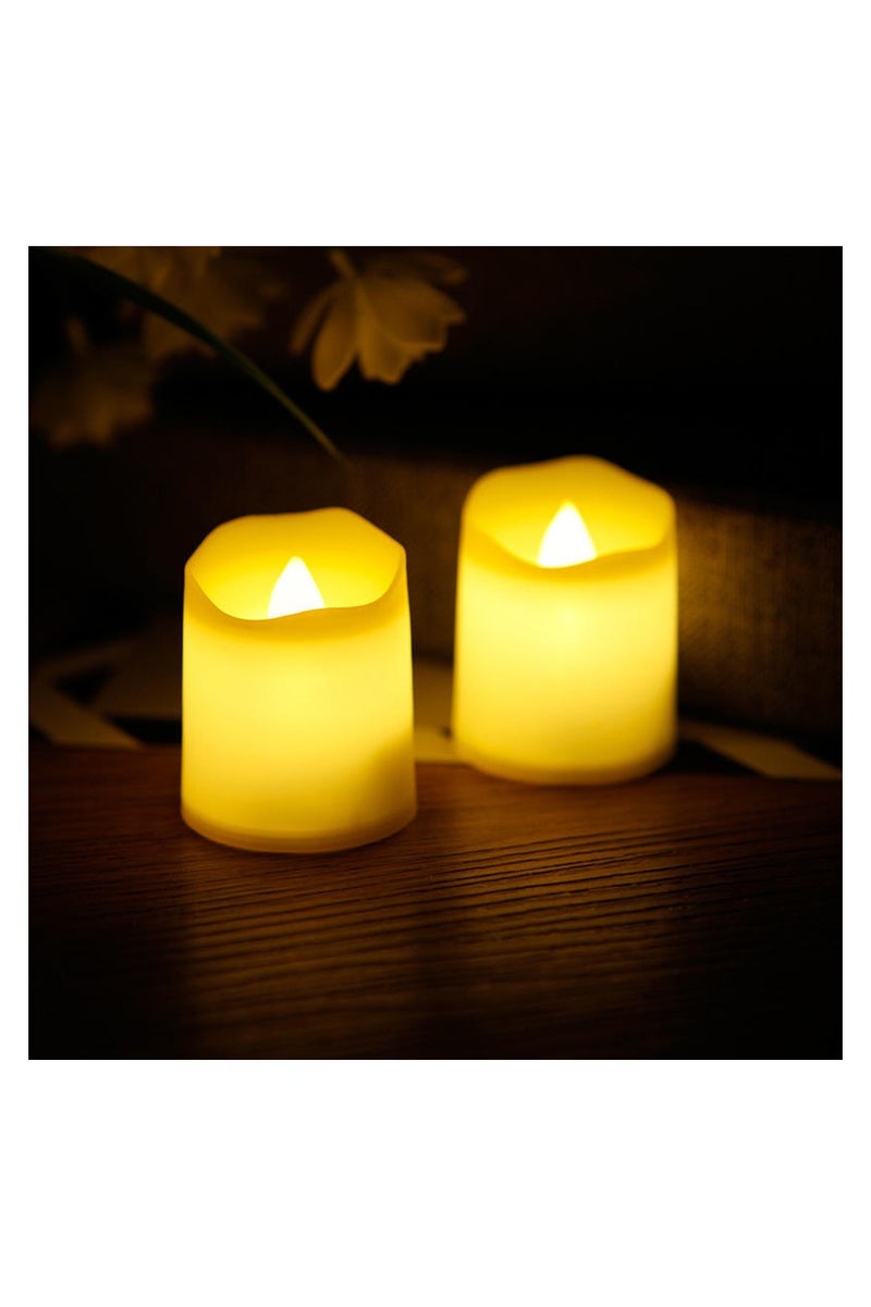 بروماس ديكور حفل عيد ميلاد إبداعي شعار قابل للتخصيص محاكاة لهب الهالوين شمعة بلاستيكية إلكترونية LED - Image 4