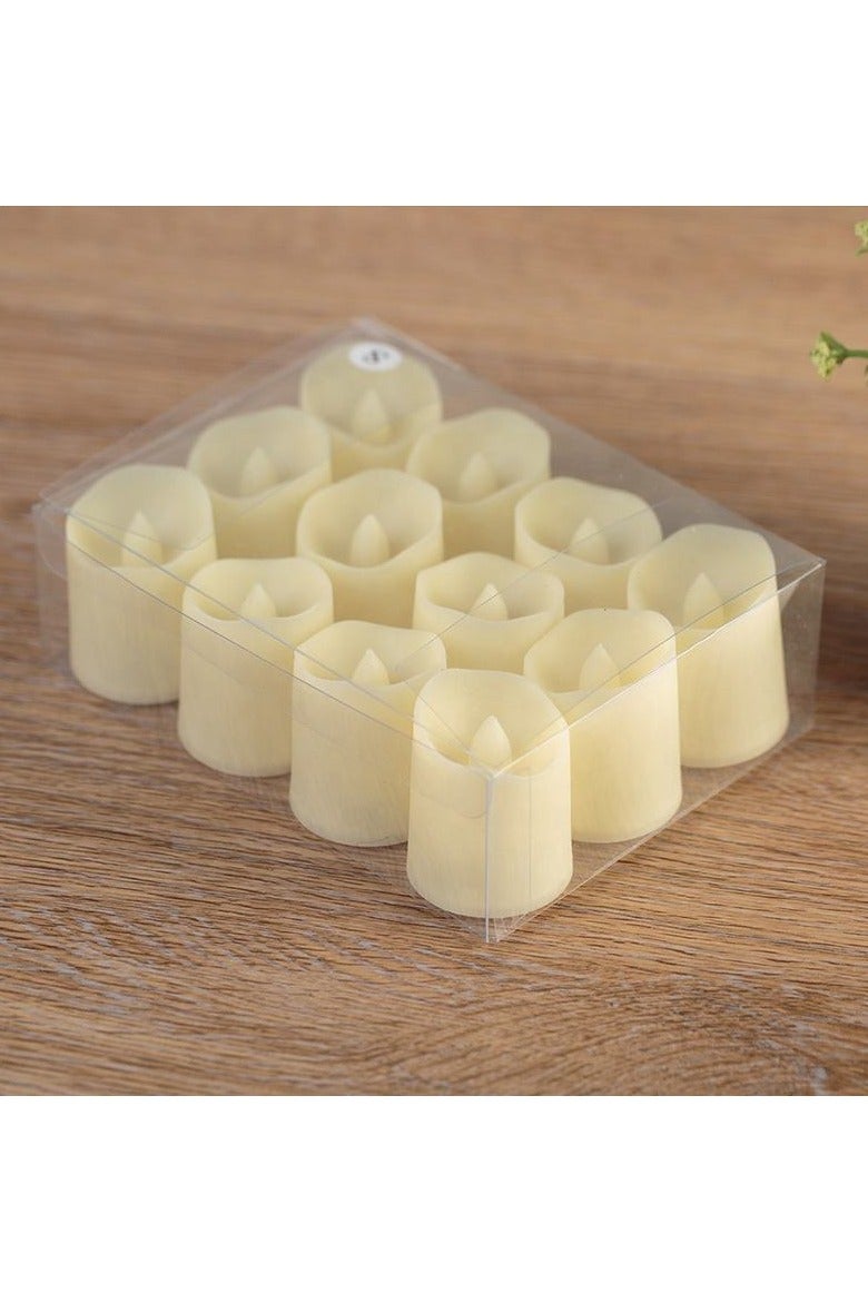 بروماس ديكور حفل عيد ميلاد إبداعي شعار قابل للتخصيص محاكاة لهب الهالوين شمعة بلاستيكية إلكترونية LED - Image 1