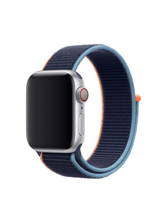 NIBEMINENT Replacement Band For Apple Watch Series 6/SE/5/4/3/2/1 Deep Navy - Image 2