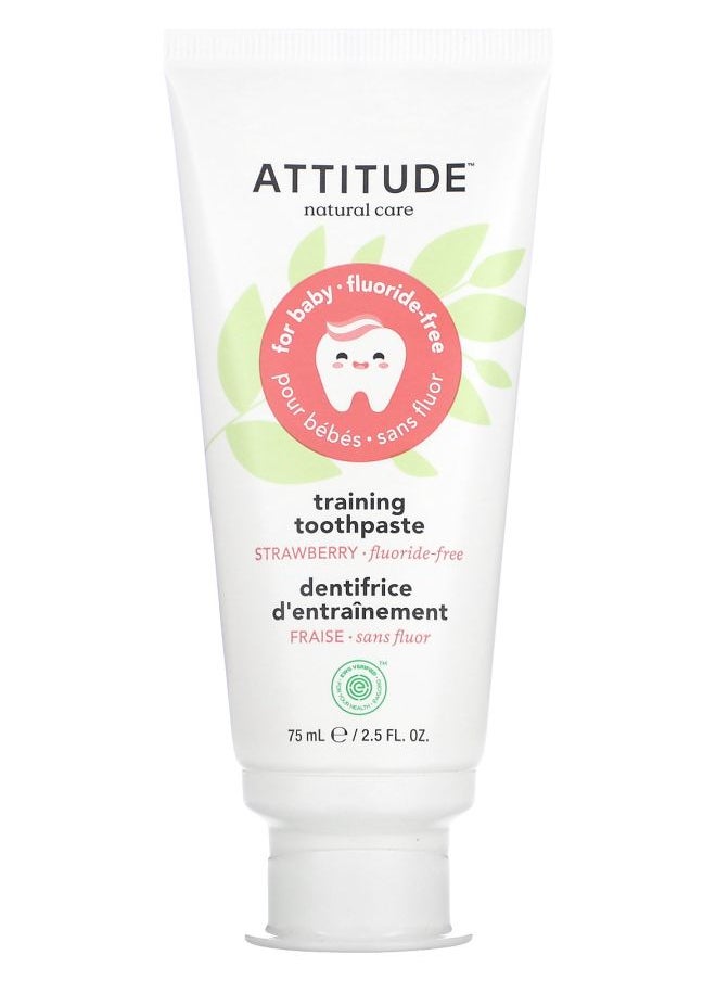 Baby Training Toothpaste Fluoride Free Strawberry 2.5 fl oz (75 mL) - pzsku/Z13C247714181FDEAC6E3Z/45/_/1731327100/0bb3030d-f46a-40aa-9194-54772f15165a