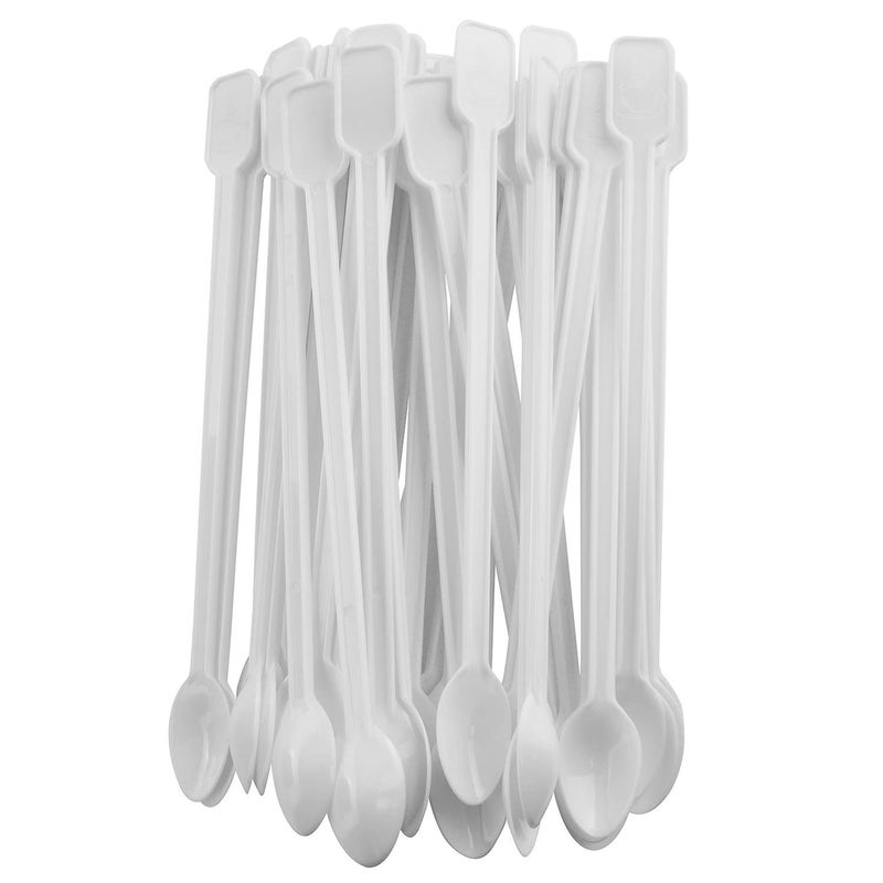 AXLIZER 200PCS Mini Plastic Coffee Blender Spoon  Tea Stirrer