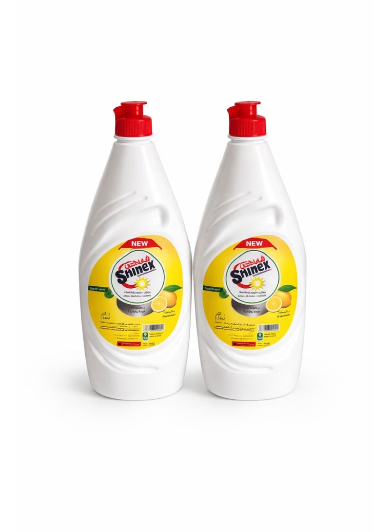 Shinex Lemon Dishwashing Liquid – Powerful Grease Remover with Fresh Citrus Scent – Concentrated Formula for Sparkling Clean Dishes – Gentle on Hands and Tough on Stains - Image 2