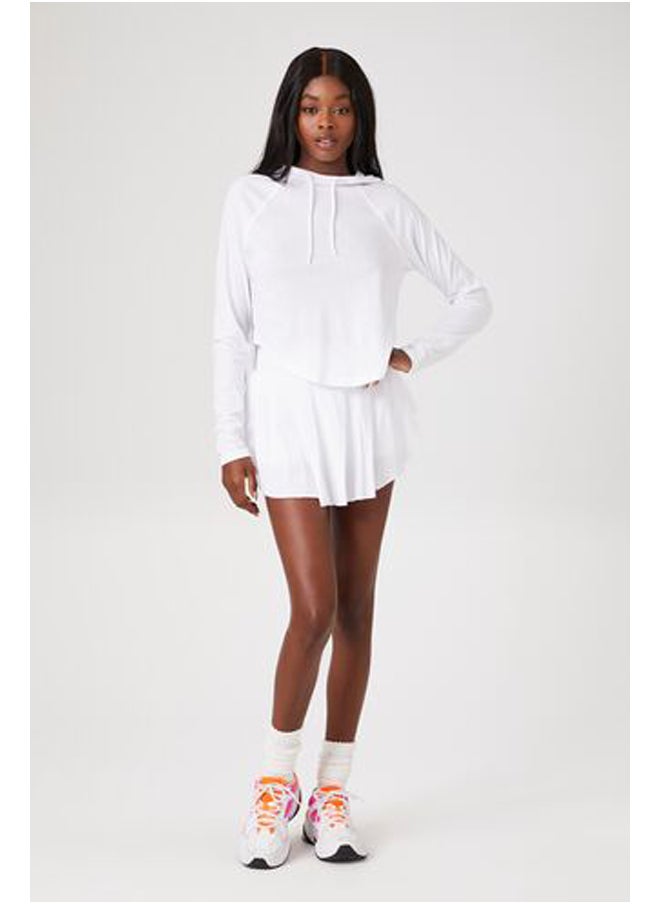 FOREVER 21 - Active Raglan Hooded Top - Image 1