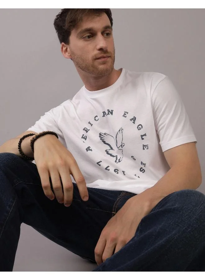 امريكان ايجل AE Logo Graphic T-Shirt