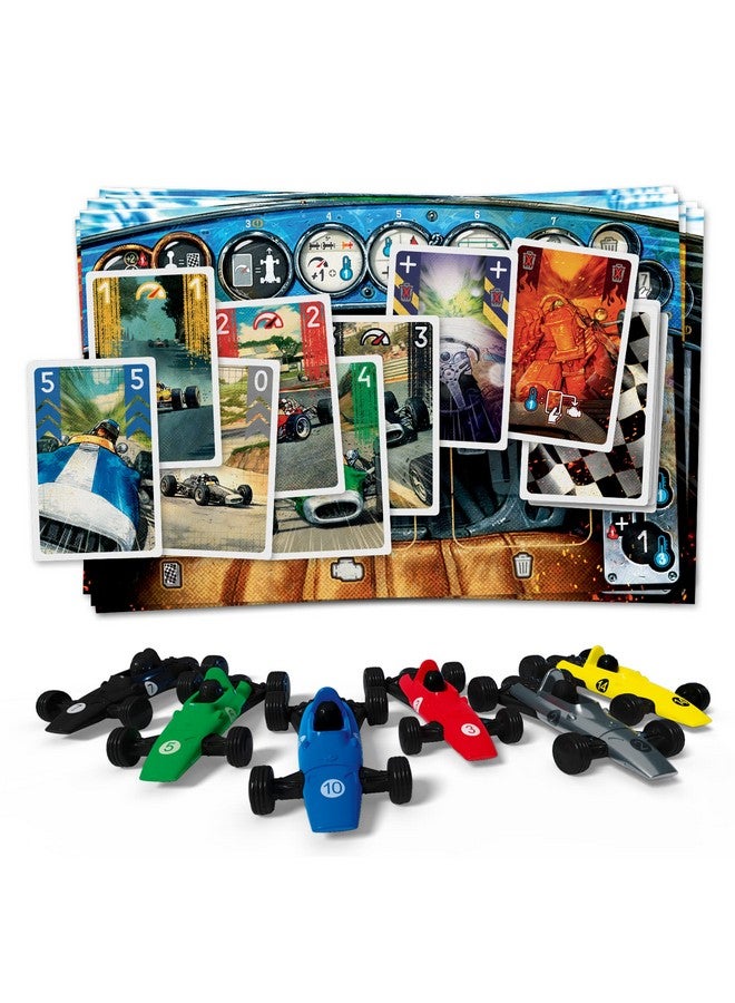 Days of Wonder HEAT: لعبة لوحية دواسة على المعدن - سباق سيارات مكثف ولعبة استراتيجية، لعبة عائلية ممتعة للأطفال والبالغين، للأعمار 10 سنوات فما فوق، 1-4 لاعبين، مدة اللعب 60 دقيقة، من إنتاج Days of Wonder - Image 4