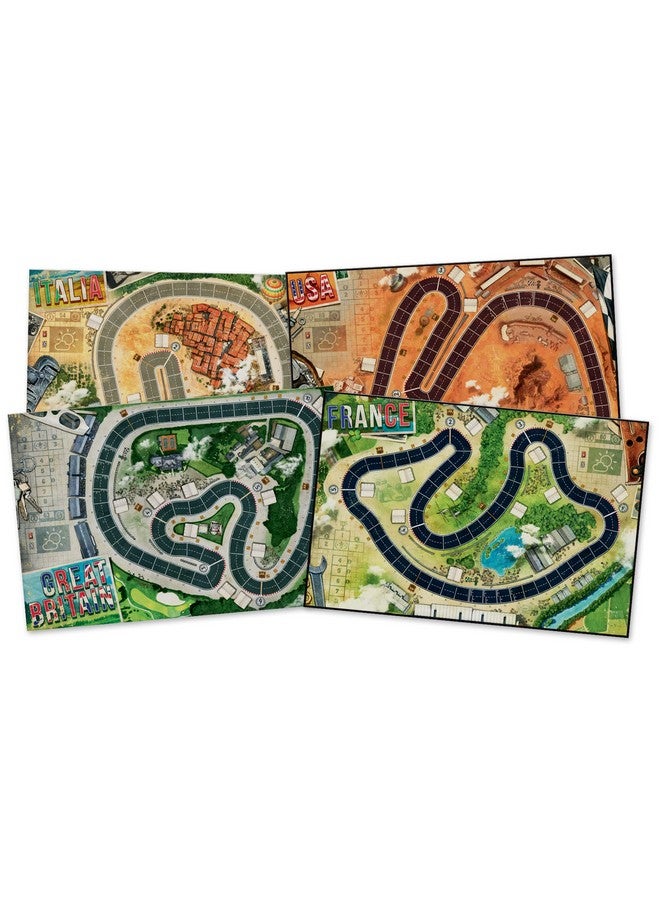 Days of Wonder HEAT: لعبة لوحية دواسة على المعدن - سباق سيارات مكثف ولعبة استراتيجية، لعبة عائلية ممتعة للأطفال والبالغين، للأعمار 10 سنوات فما فوق، 1-4 لاعبين، مدة اللعب 60 دقيقة، من إنتاج Days of Wonder - Image 3