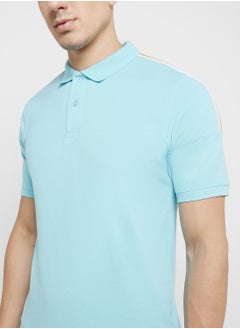 Seventy Five Shoulder Contrast Panel Polo  - Image 3