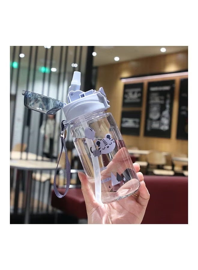 أوريتي نمر تسرب دليل على زجاجة المياه مع القش - Image 4