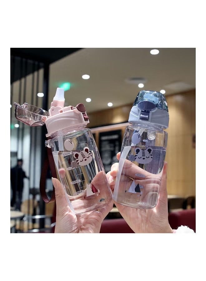 أوريتي نمر تسرب دليل على زجاجة المياه مع القش - Image 5