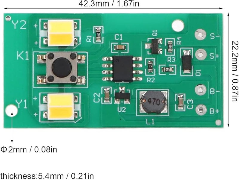 Solar Light Control Panel PCB Board 2 Set For Garden Lawn Ground Lights - Image 3