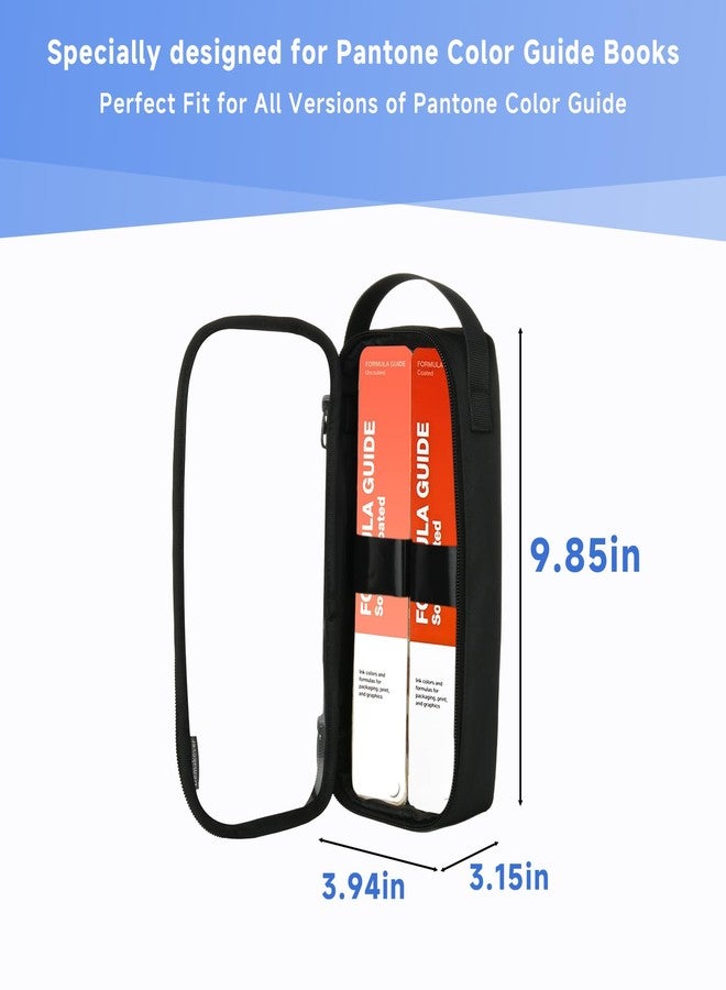Homakover Carrying Case - Clear Travel Pouch, Waterproof Storage Bag with Handle for Pantone Color Guide Book - Image 2