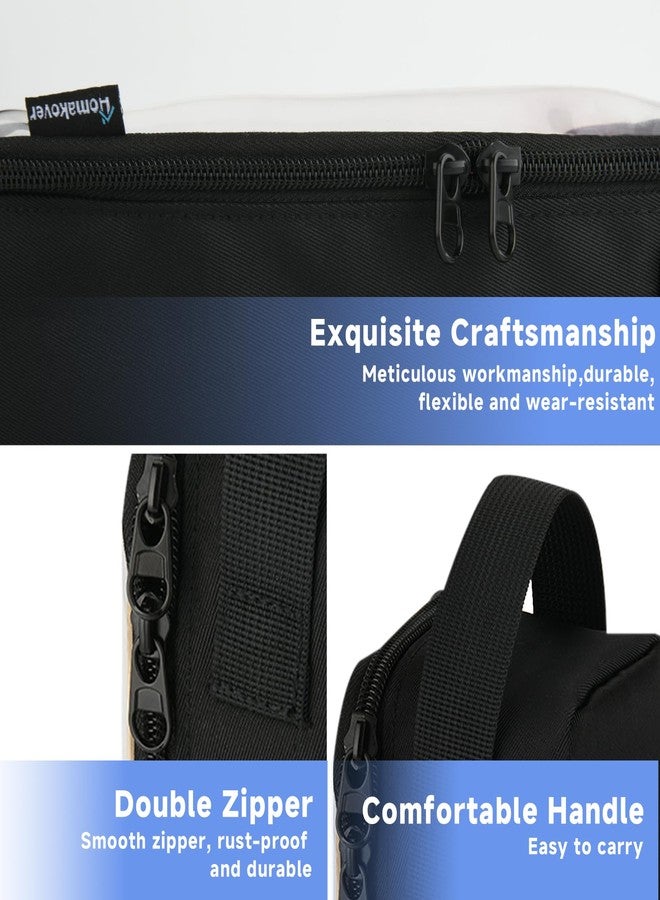 Homakover Carrying Case - Clear Travel Pouch, Waterproof Storage Bag with Handle for Pantone Color Guide Book - Image 4