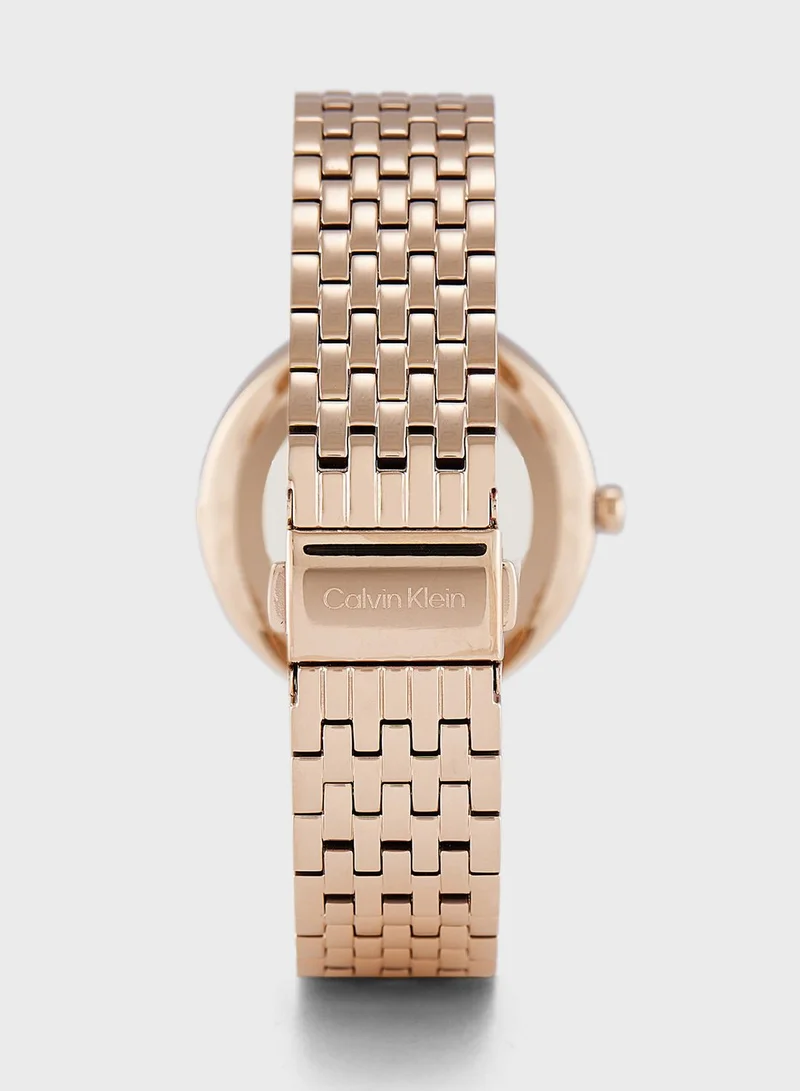 CALVIN KLEIN Twisted Bezel Analog Watch