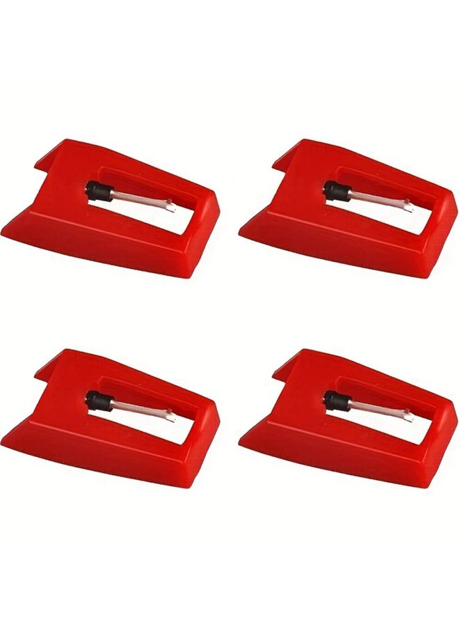 4 Pack High Quality Durable Stylus Needles Replacement for LP Vinyl Players Fit Multiple Brands Precision Crafting - Image 1