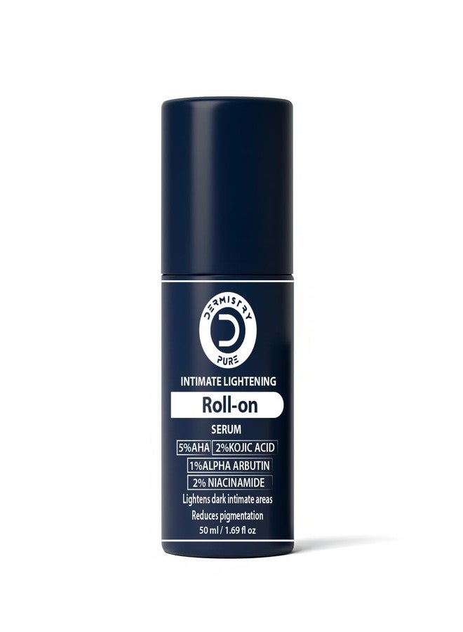 Dermistry Intimate Lightening Brightening Roll On Serum for Private Parts Bikini Area Inner Thighs Men Women Targets Dark Spots Pigmentation Reduces Itching Dryness Bad Odor 50ml - Image 2