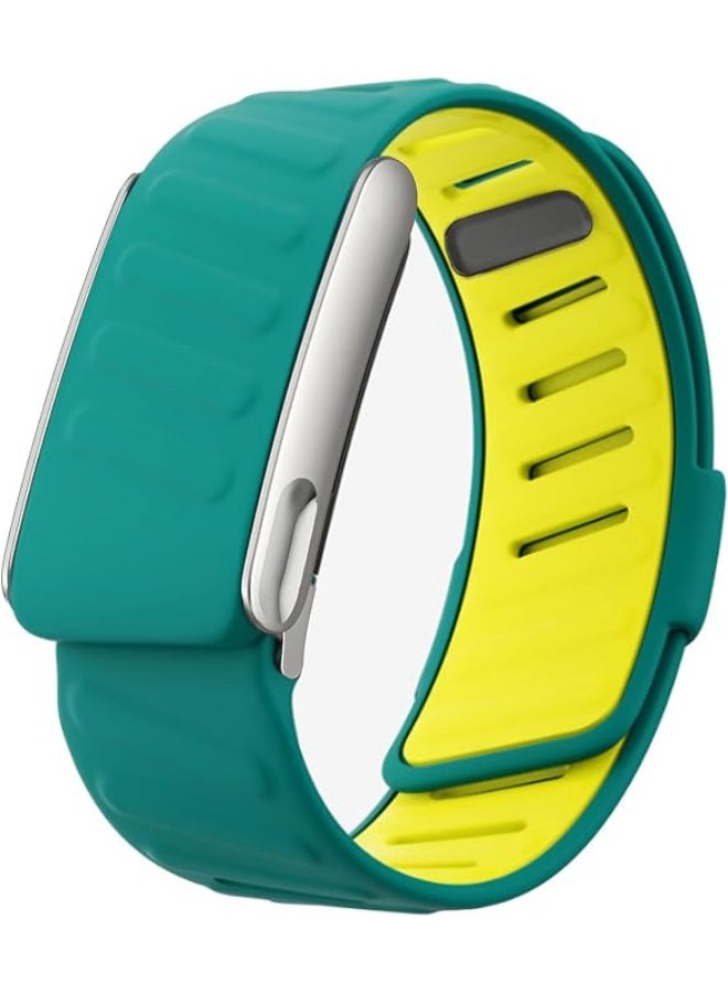 سوار معصم سيليكون متين ومريح متوافق مع سوار WHOOP 4.0، سوار سيليكون رياضي ناعم ذو حلقة رياضية للرجال والنساء، مع موصل على شكل حرف U - Image 1