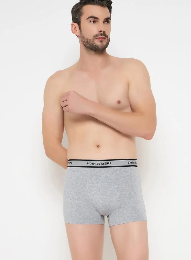 John Players Men Grey Cotton Trunks