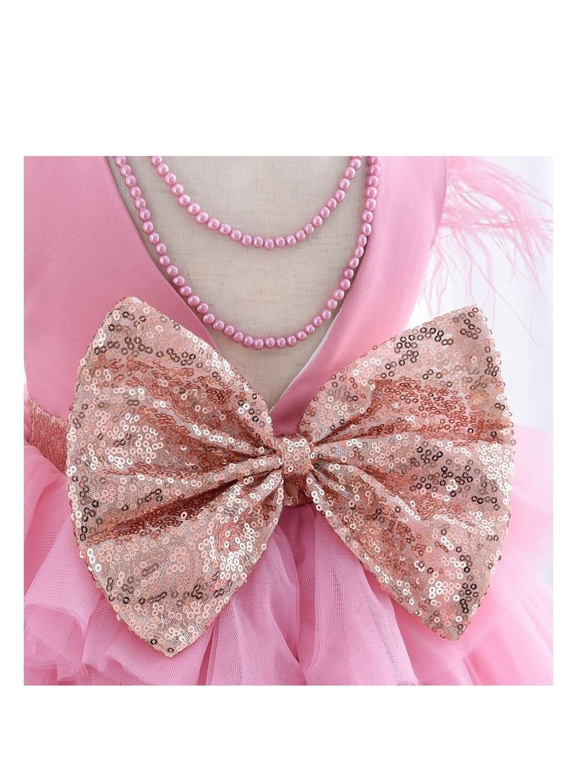 Daddy's Angel - Baby Girls Clothes Tutu Dresses For Toddler Kids Girl Birthday Outfit Dress up Party Wear Princess - Image 1