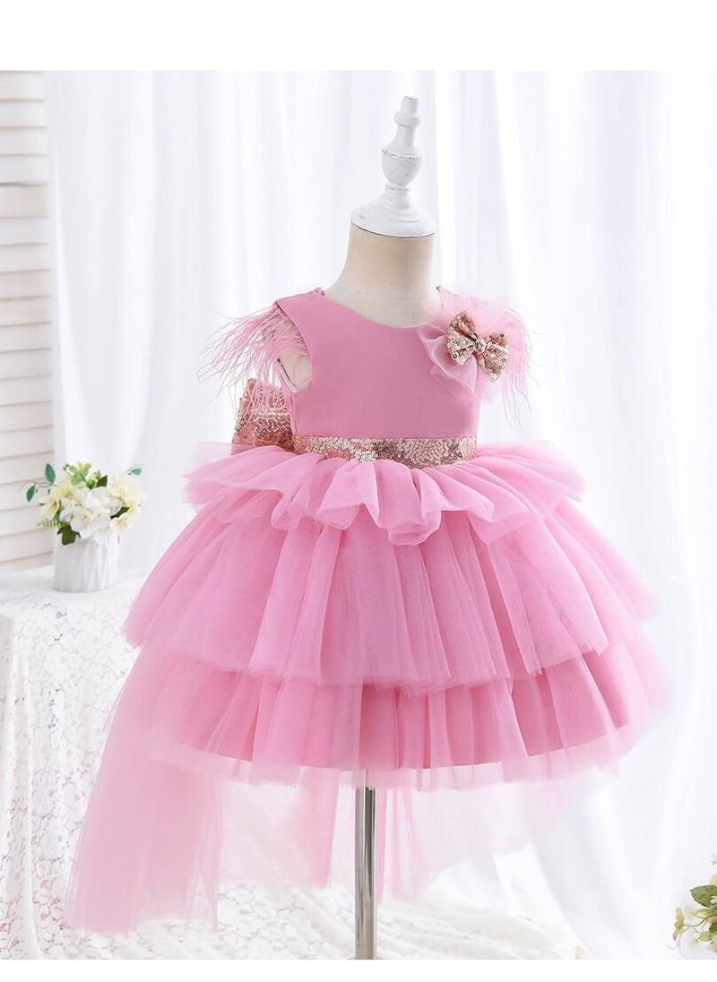 Daddy's Angel - Baby Girls Clothes Tutu Dresses For Toddler Kids Girl Birthday Outfit Dress up Party Wear Princess - Image 1