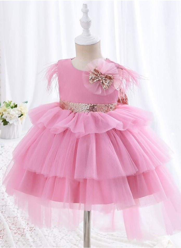 Daddy's Angel - Baby Girls Clothes Tutu Dresses For Toddler Kids Girl Birthday Outfit Dress up Party Wear Princess - Image 1
