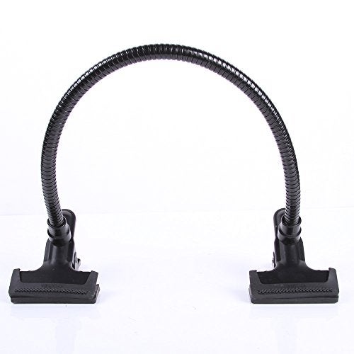 Foto4easy 50cm Photo Studio Lighting Light Stand Aluminum Alloy Flexible Gooseneck Tube with 2 Heavy Duty Clamp at The End - Image 4