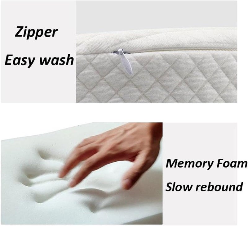 Gonice Baby Wedge Pillow,Soft Round Crib Wedge Pillow With Washable Cover,Feeding Pillows for Reflux Baby Sleep - Image 5
