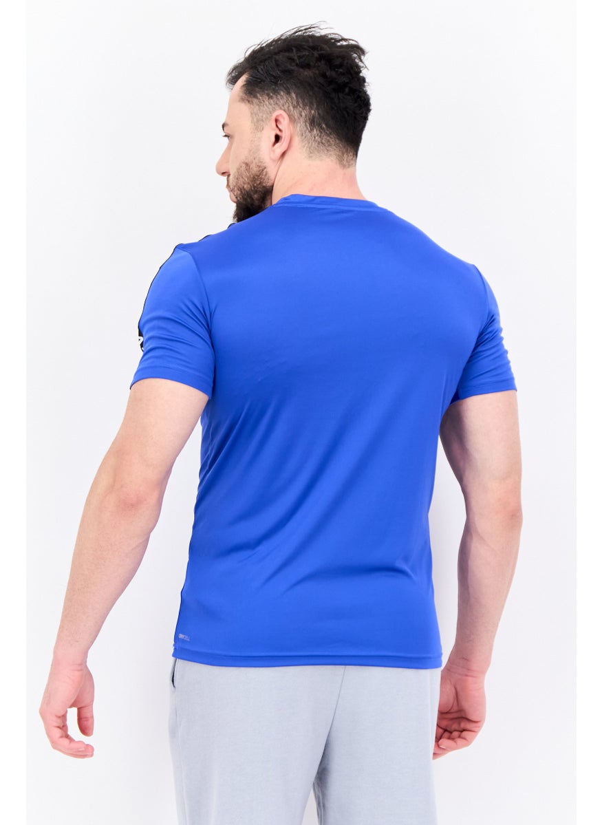 PUMA Men Sportswear Fit Short Sleeve Football Jersey, Royal Sapphire  - Image 3