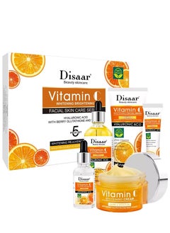 Disaar Vitamin C Whitening Brightening Facial Skin Care Series 5 Piece Set  - Image 1