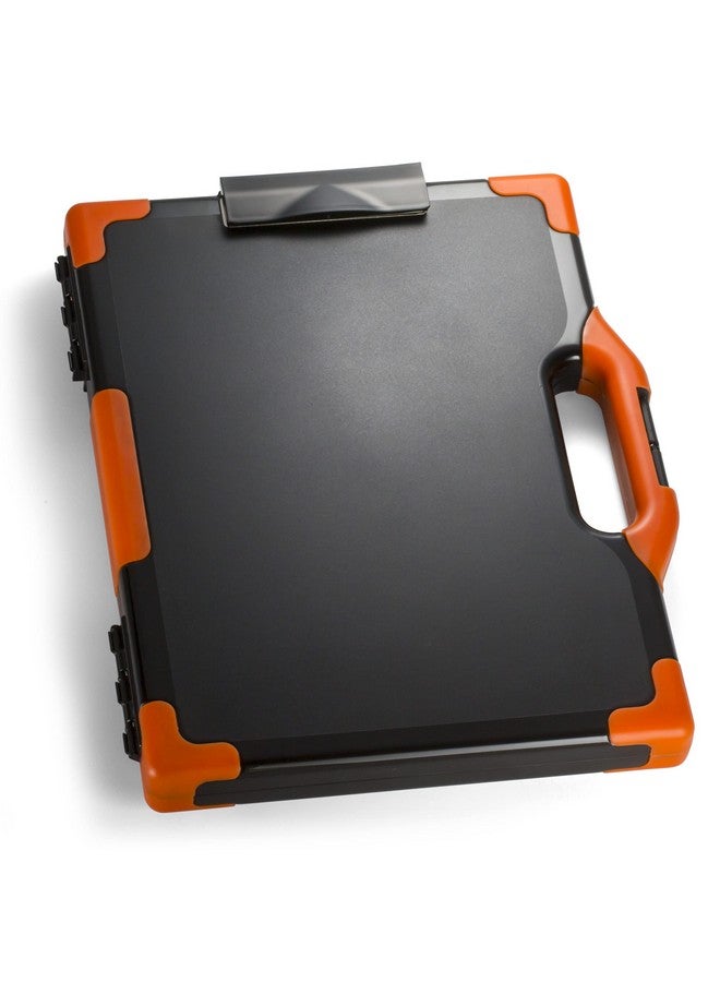 أوفيس ميت صندوق تخزين للأوراق والمستندات من Officemate، مقاس خطاب/قانوني، أسود وبرتقالي (83326) - Image 1