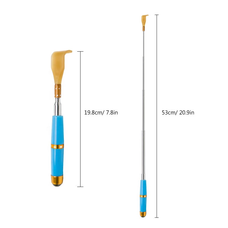 Portable Extendable Telescopic Bear Claws Metal Back Scratchers/Hand Massager/Backslap Massager Metal Extendable 5 Section - Image 3