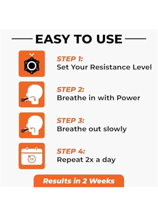 Arabest The  Respiratory Lung Trainer | Improve Breathing & Recovery | Strengthen Lungs | Boost Endurance & Performance | Guided Coaching App Included - Image 5