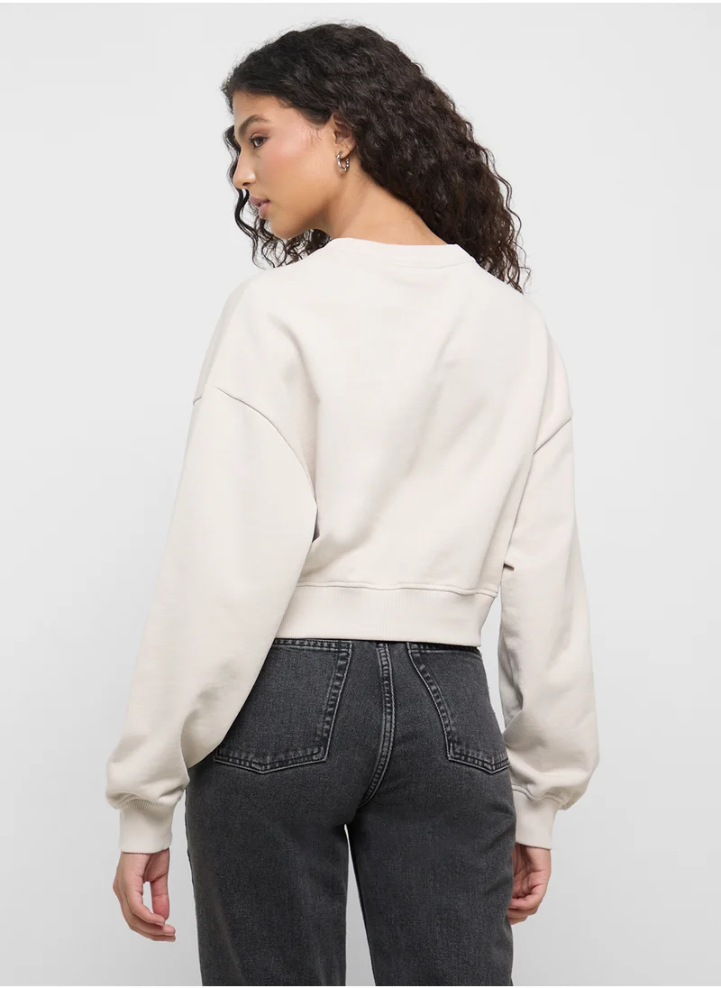 كالفن كلاين جينز Logo Crew Neck Sweatshirt