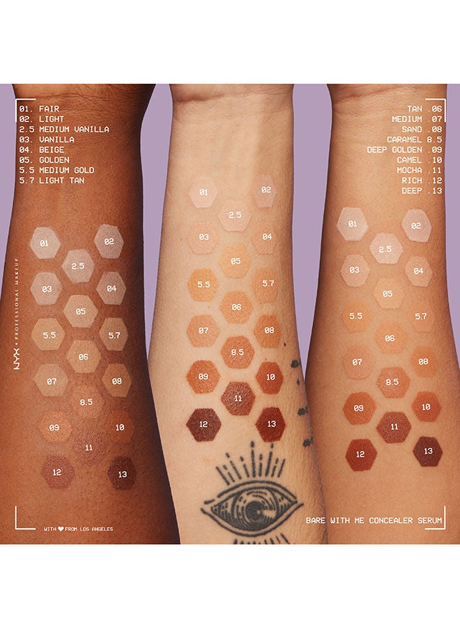 NYX PROFESSIONAL MAKEUP Bare With Me Concealer Serum 8.5 caramel - Image 3