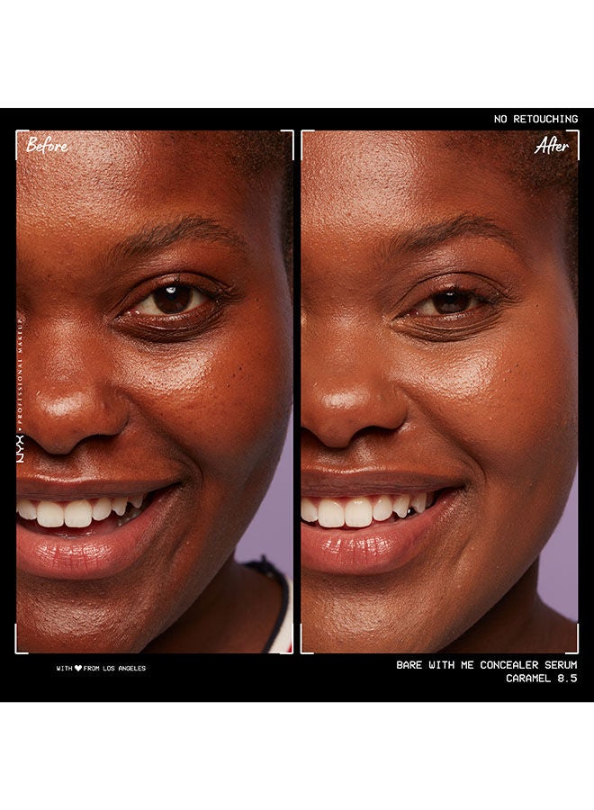 NYX PROFESSIONAL MAKEUP Bare With Me Concealer Serum 8.5 caramel - Image 4