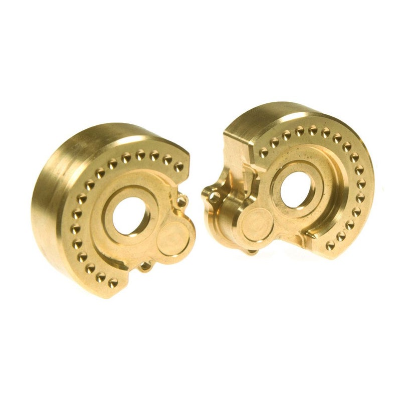 RCLions Brass Outer Portal Drive Housing 2pcs Heavy Weight 95g for 1/10 RC Crawler Car TRX4 TRX6 Upgrade Parts - Image 2