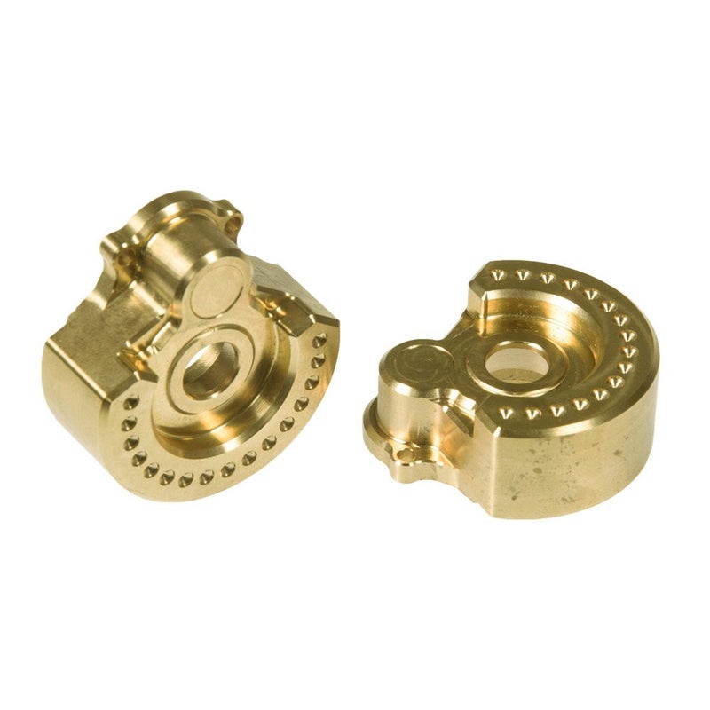 RCLions Brass Outer Portal Drive Housing 2pcs Heavy Weight 95g for 1/10 RC Crawler Car TRX4 TRX6 Upgrade Parts - Image 3
