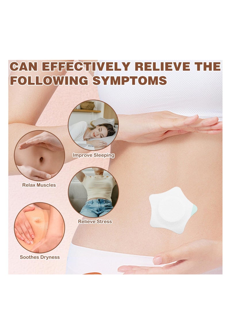 SOLARAE 20 Pcs Disposable Castor Oil Pack Wraps for Belly Button, Self-Adhesive Spunlace Cloth Castor Oil Patches, Water and Oil Proof Compress Pads, White Castor Oil Wraps. - Image 3