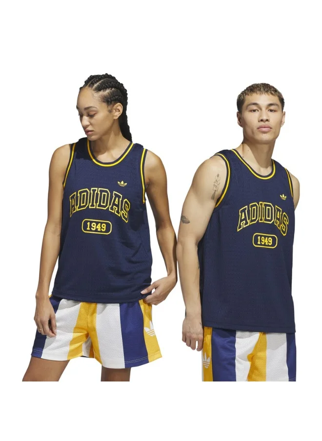 اديداس اوريجينالز adidas OG BBALL JERSEY Blue Originals Unisex TOPS