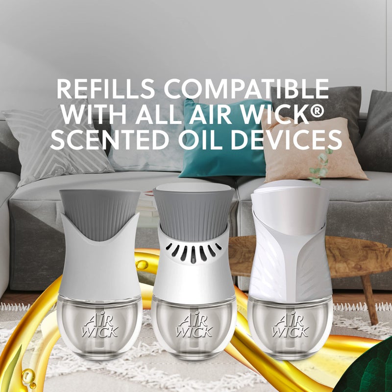 Air Wick plug in Scented Oil Warmer, White, 1 Count, Essential Oils, Air Freshener - Image 3
