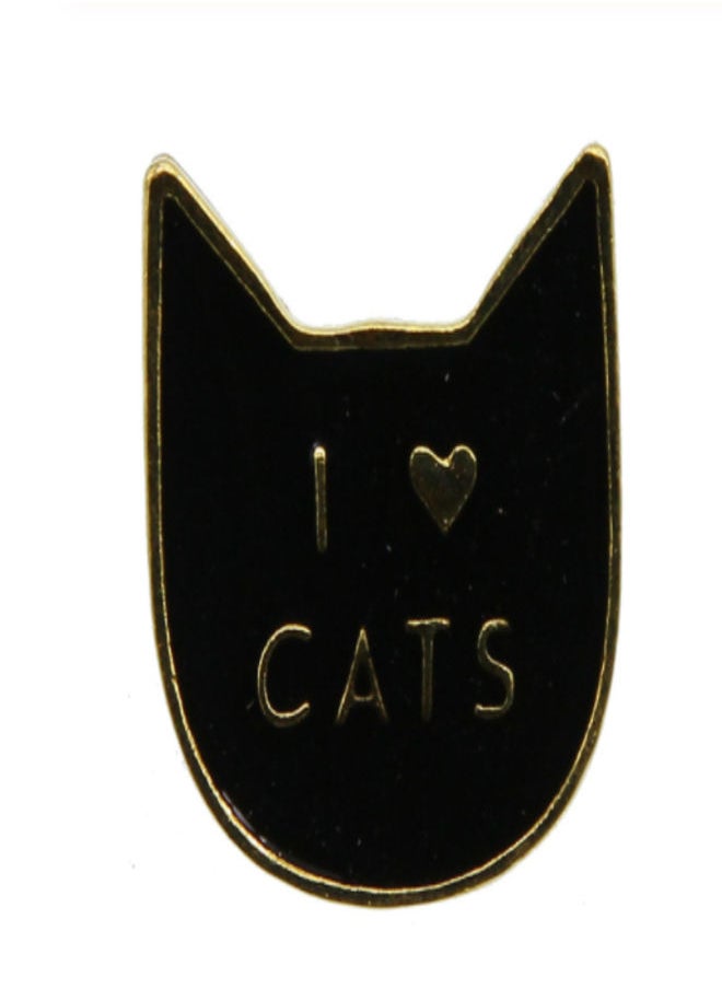 5esha - I Love Cats Brooch - Image 1