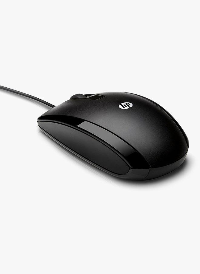 HP ماوس بصري سلكي طراز X500 أسود - Image 2