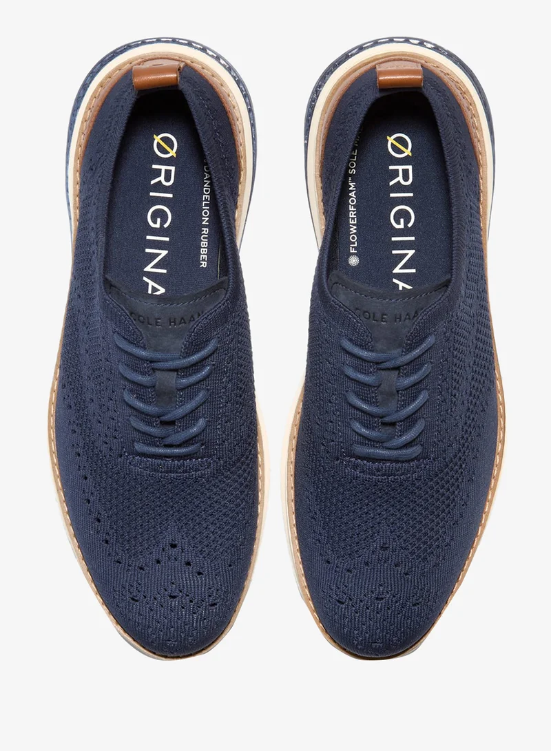 Cole Haan BLUE Men's OriginalGrand Energyweave Stitchlite Wingtip Oxfords for Men | Best Price UAE