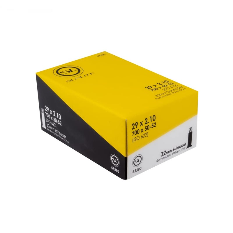 Sunlite Schrader Valve Bicycle Tubes, 29 x 1.90-2.30" / 32mm Valve - Image 3