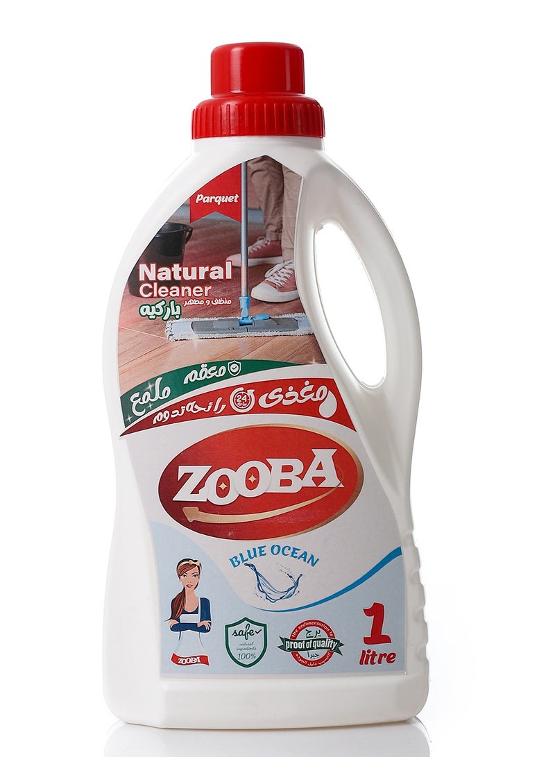 ZOOBA Gold Cleaner & Polisher For Parquet 1L - Blue Ocean - Image 1