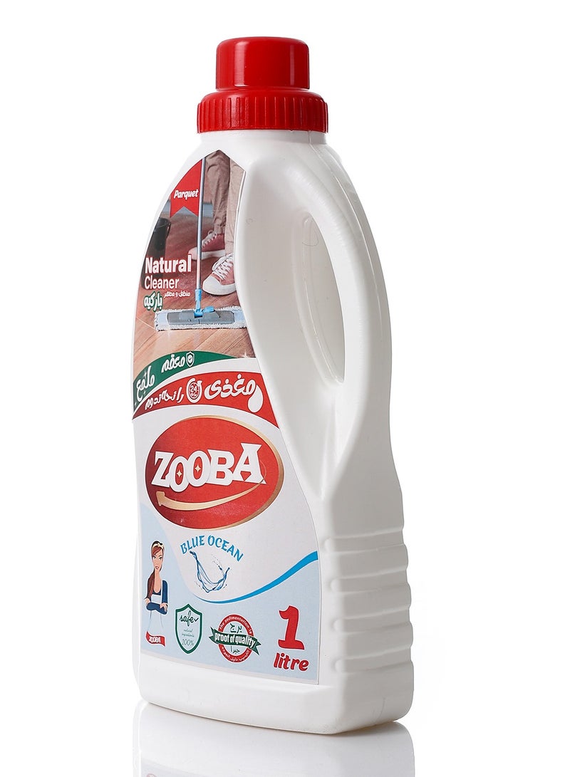 ZOOBA Gold Cleaner & Polisher For Parquet 1L - Blue Ocean - Image 2