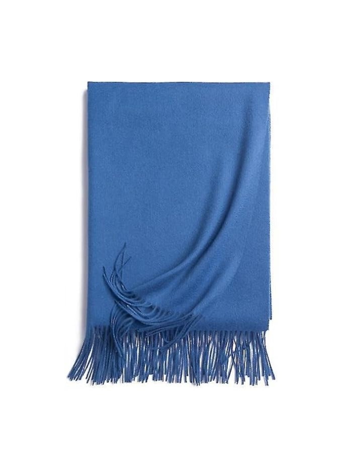 cashmere Women Soft Cashmere Scarf For Winter/Autumn Light Blue