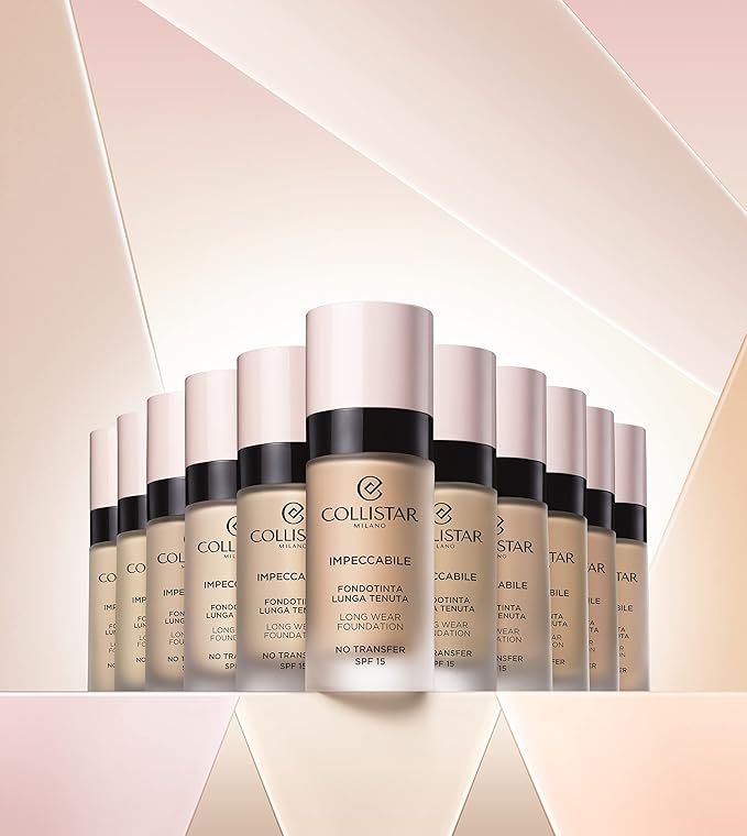 COLLISTAR Collistar Unavoidable Foundation Long Lasting No Transfer SPF 15 Instant Moisture and Up to 120 Hours Natural Matte Finish Second Skin Look Modules Coverage 30ml - Image 4