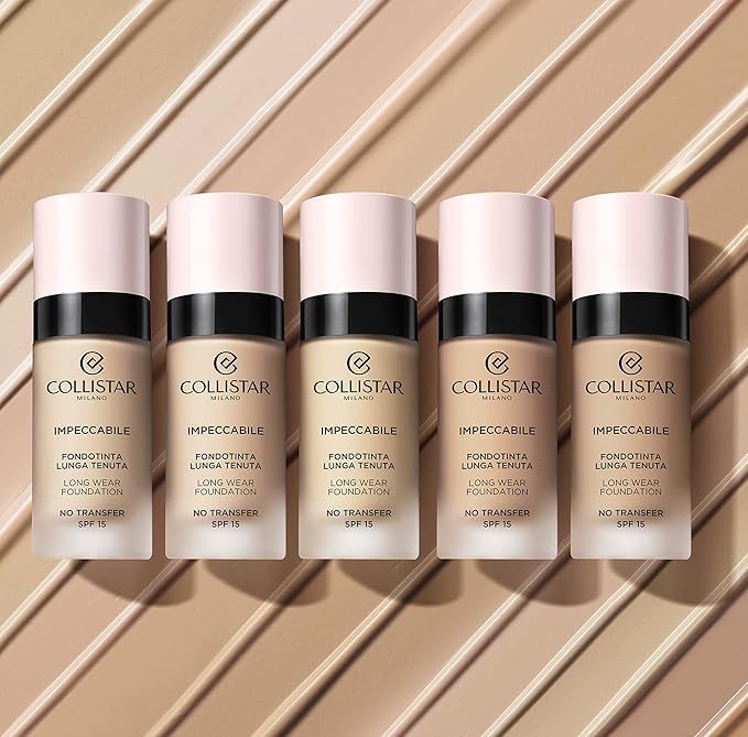 COLLISTAR Collistar Unavoidable Foundation Long Lasting No Transfer SPF 15 Instant Moisture and Up to 120 Hours Natural Matte Finish Second Skin Look Modules Coverage 30ml - Image 3