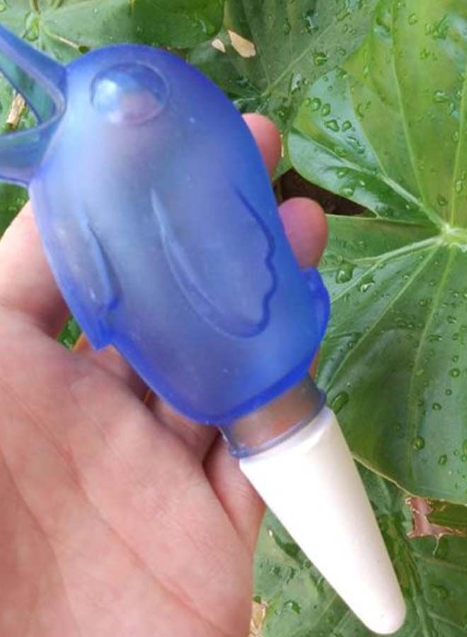 NIBEMINENT Bird Automatic Watering Sprinkler Blue/White 60ml  - Image 2