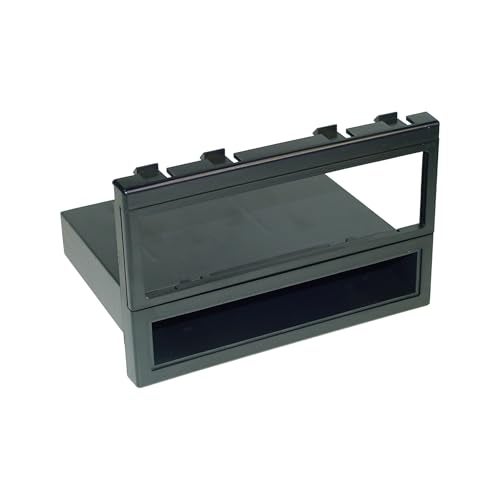 Scosche MA1537F Single DIN Radio Install Dash Kit Compatible with Select 1995-2003 Mazda Vehicles - Aftermarket Car Stereo Installation Kit with Pocket - Does Not Fit Double DIN - See Fit Guide Image - Image 1